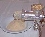 grinding almond